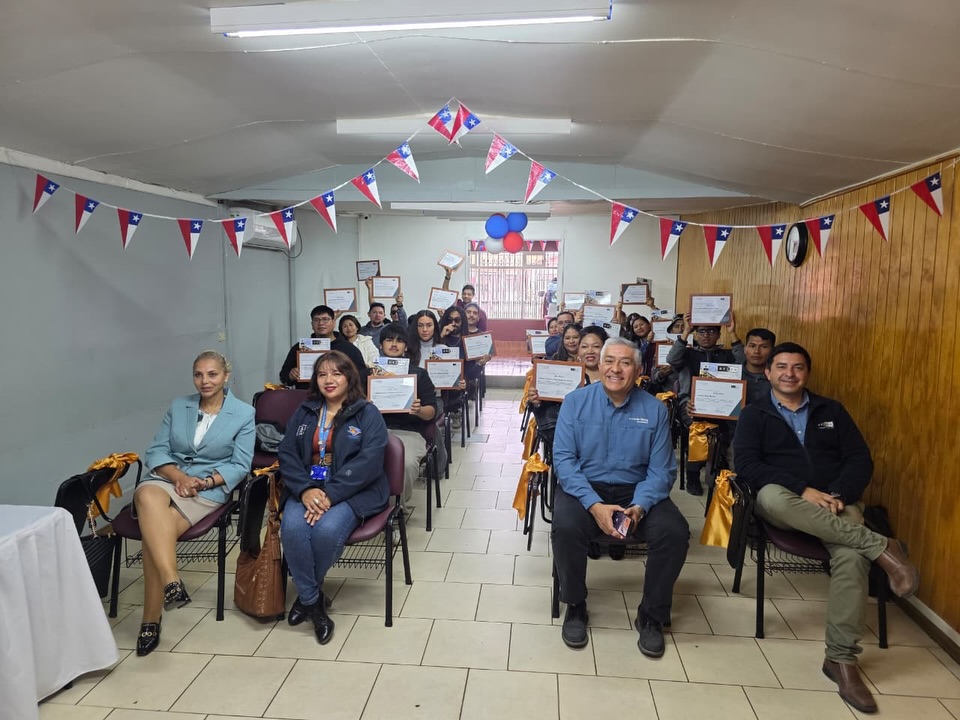 Fotografía 4 de la ceremonia de cierre del curso de Soldadura 1G a 4G