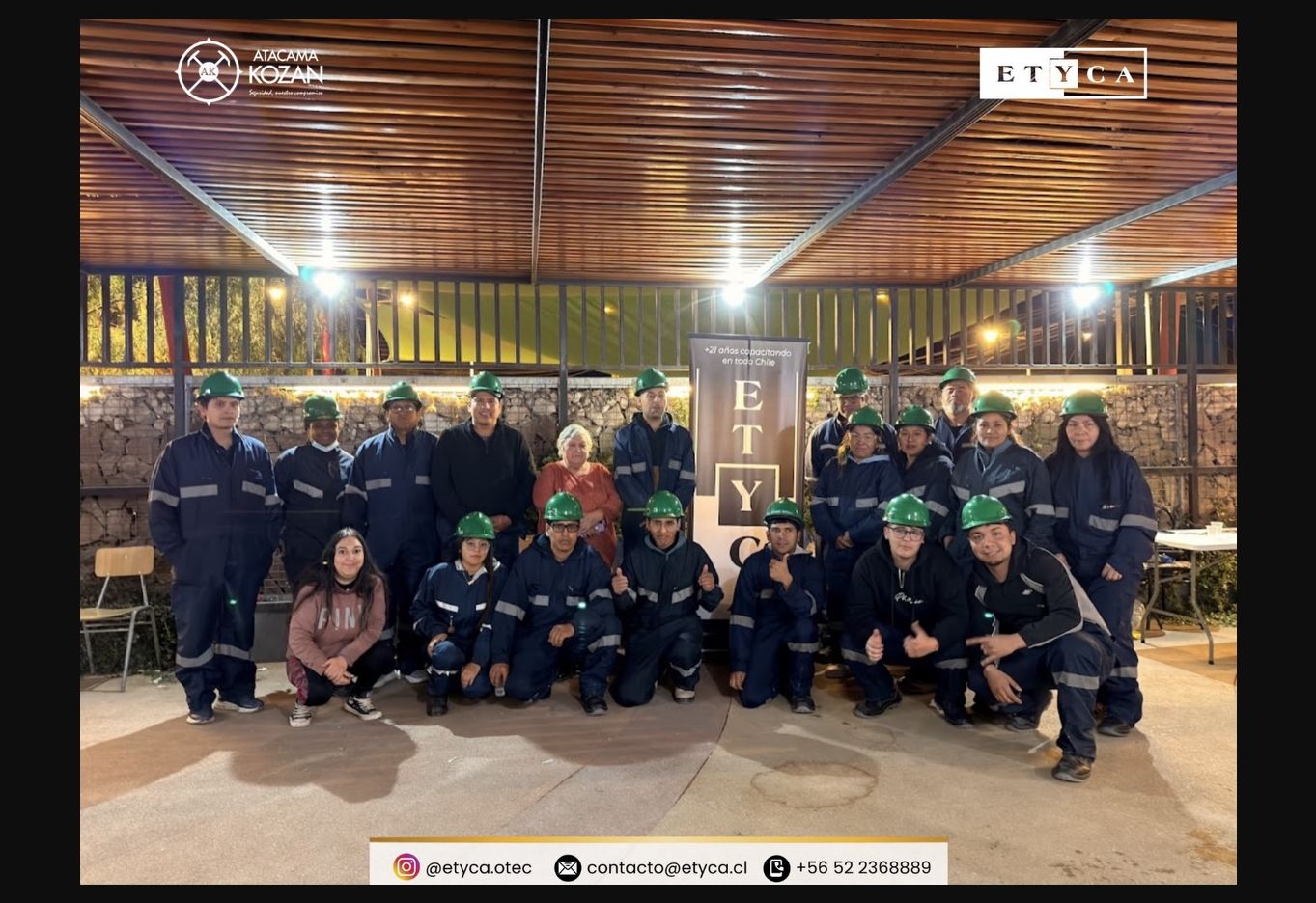 Participantes del curso de instalación y mantención de aire acondicionado en Paipote — fotografía 1 de 21
