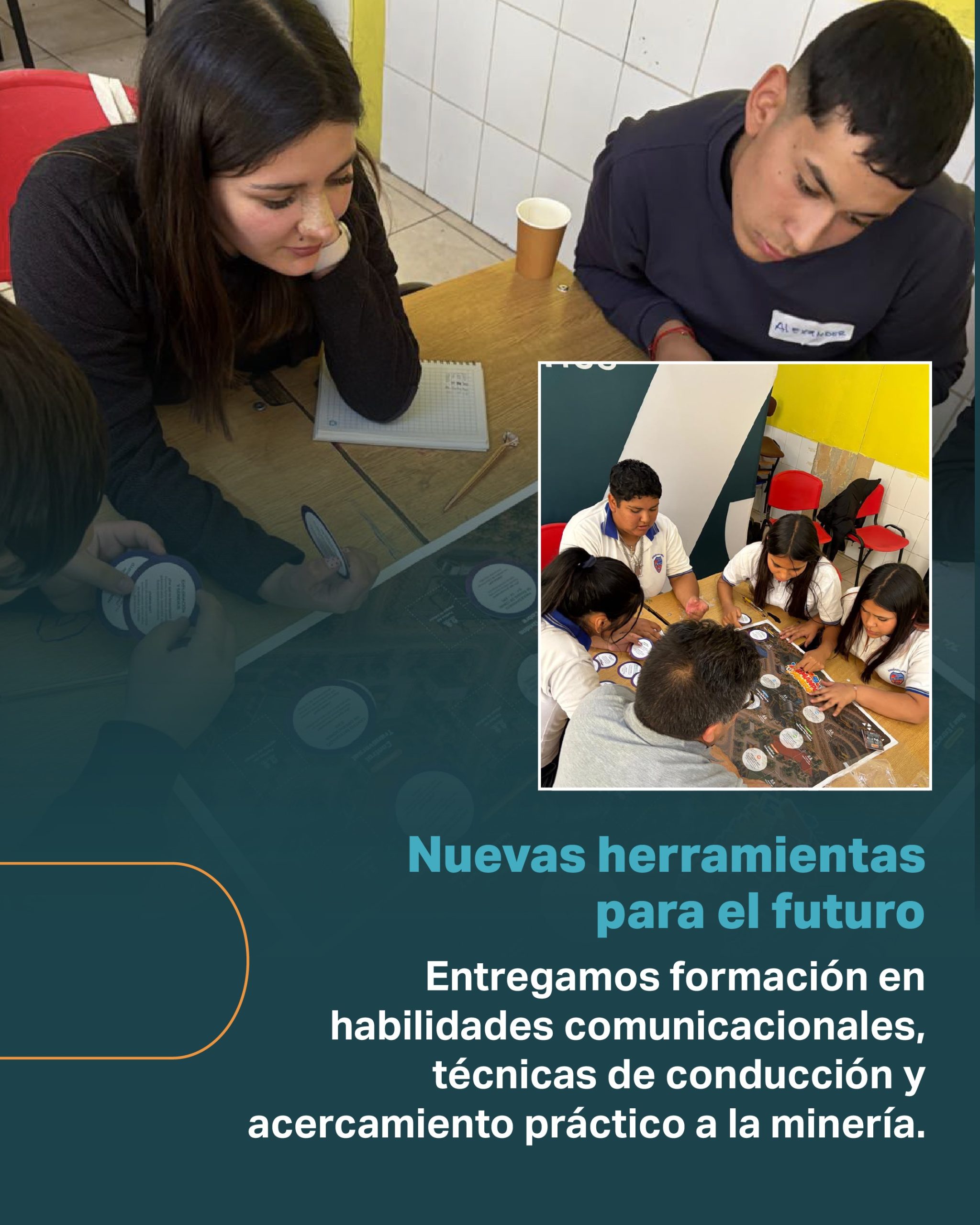 Nuevas herramientas para el futuro: actividades de formación y acercamiento práctico a la minería.