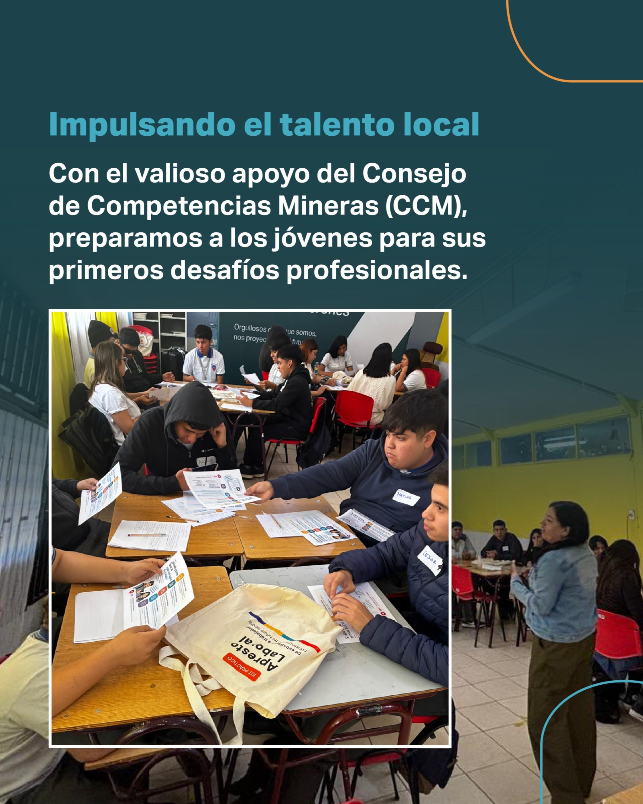Impulsando el talento local: talleres con apoyo del Consejo de Competencias Mineras (CCM).