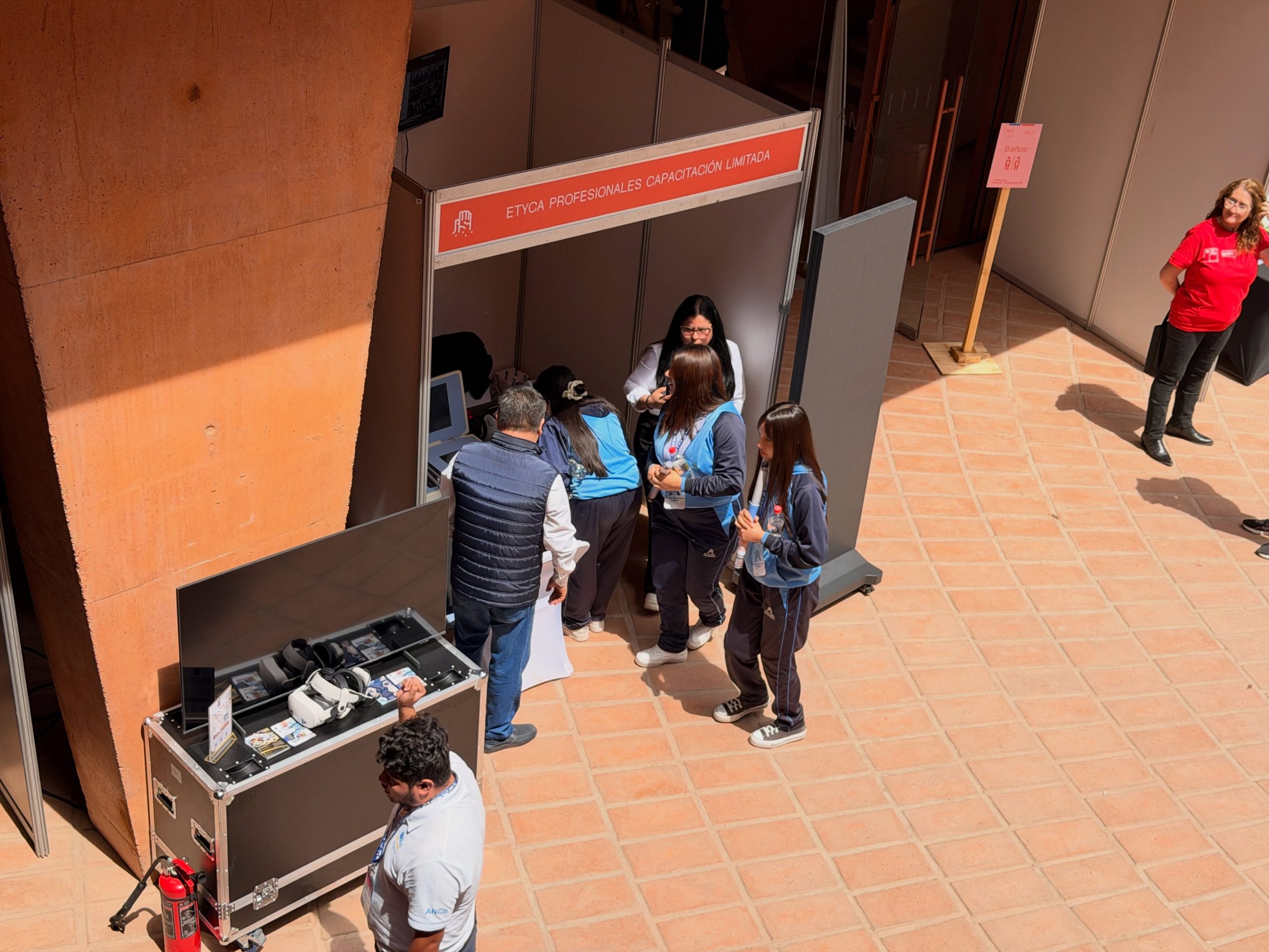 Vista del espacio de demostración en el Museo Regional de Atacama.